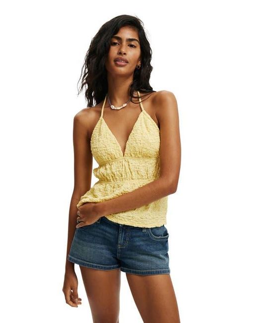 Cotton On Multicolor Heidi Tie Front Halter