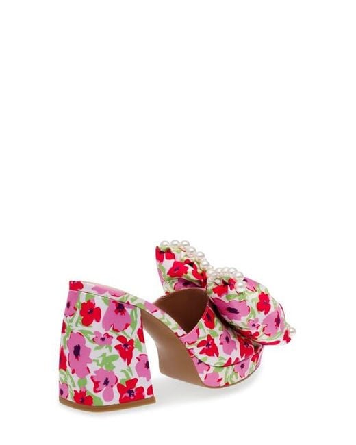 Betsey Johnson Red Maccie Platform Sandal