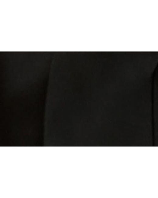 Reiss Black Priya Patch Pocket High Waist Flare Pants