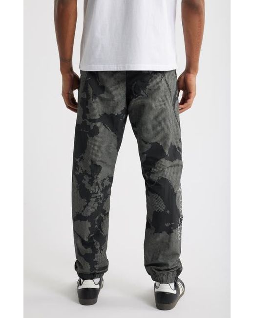 ICECREAM Gray Global Drawstring Nylon Pants for men