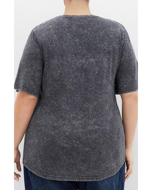 City Chic Gray Kyra Cotton Graphic T-Shirt
