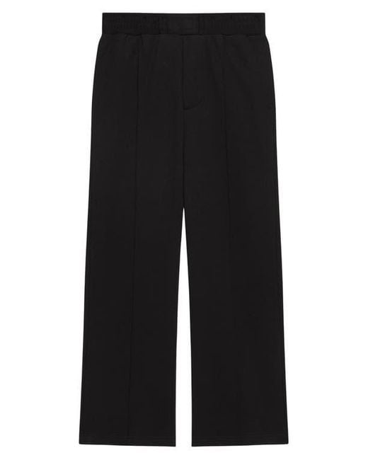 Helmut Lang Black Embossed Studio Sweatpants for men