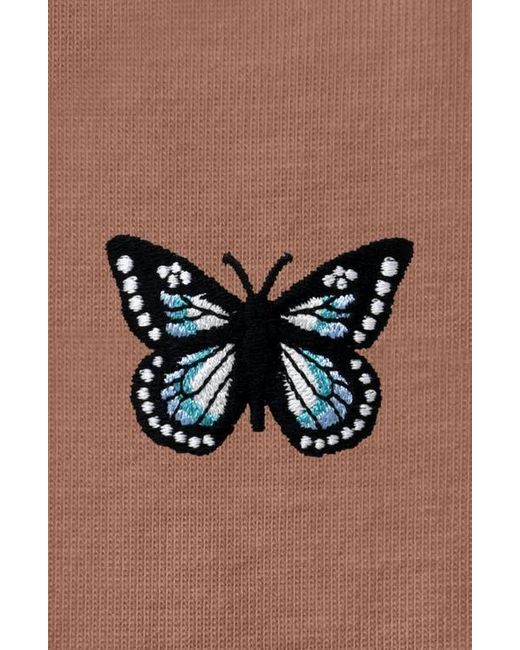 Alix Brown Butterfly Relaxed Tee