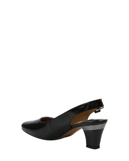 J. Reneé Black Malree Slingback Pump