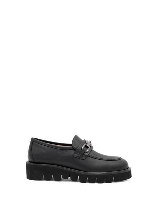 Amalfi by Rangoni Black Rimini Lug Sole Loafer