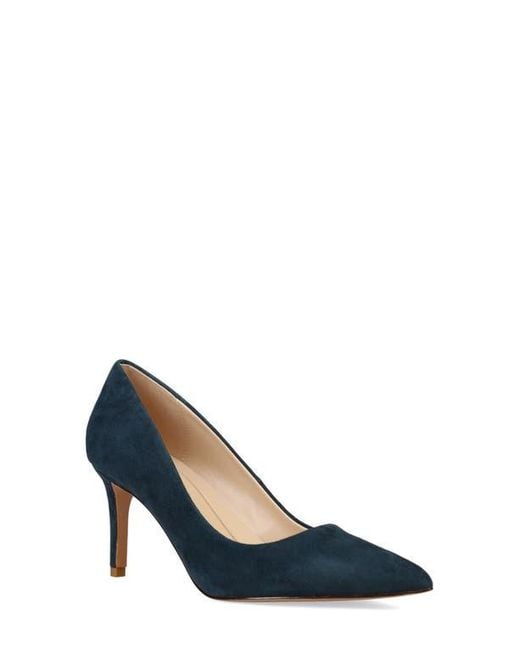 Pelle Moda Blue Lizel 2 Pointed Toe Pump