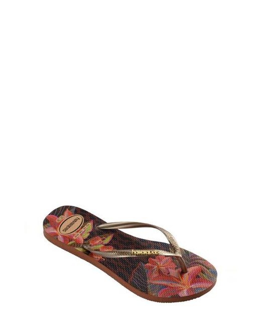 Havaianas Slim Square Flip Flops Dames Black- Dames Black