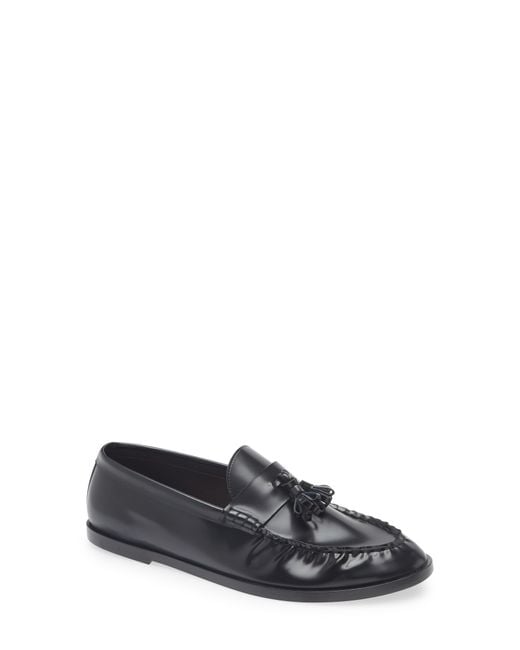 The Row Gray Tassel Loafer