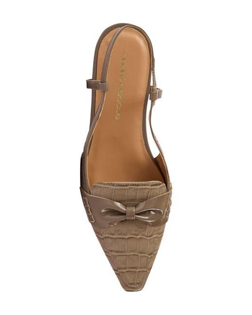 Andre Assous Natural Blake Slingback Wedge