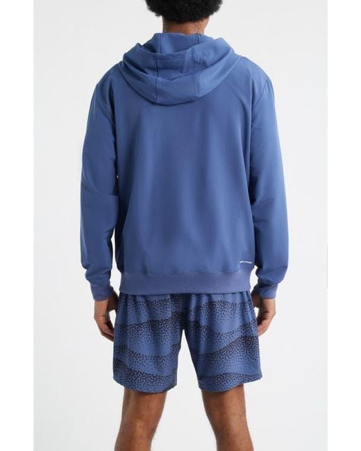 Saint Studio Blue Tempo Tech Zip Jacket for men