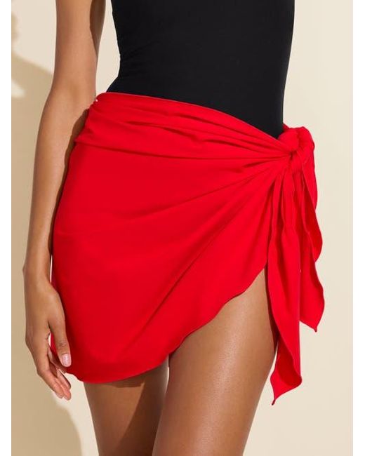 Stylest Red Dreamsculpt Swim Sarong