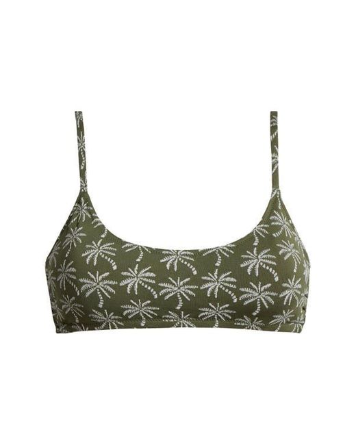 Lemlem Green Asha Bikini Top