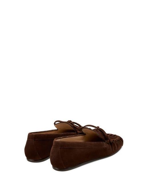 Stuart Weitzman Brown Britt Bow Loafer