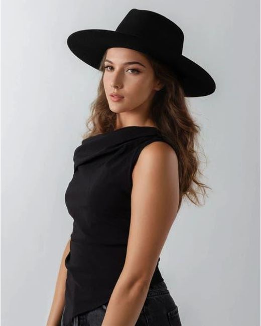 Manuela Black The Legend Premier Fedora Hat