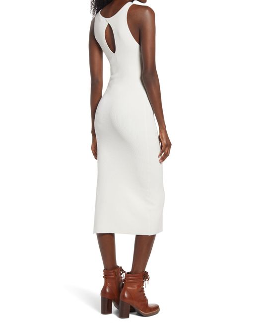 Leith white dress top
