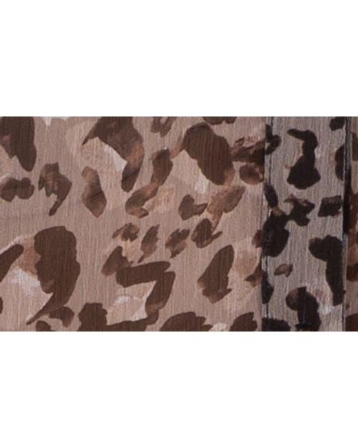 Kut From The Kloth Brown Jasmine Chiffon Button-Up Shirt