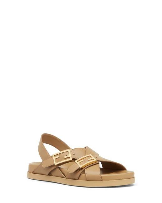 Fendi Natural Feel Slingback Sandal