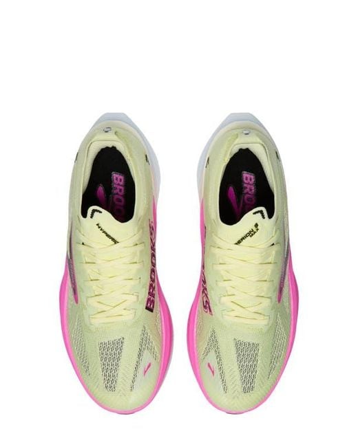 Brooks White Hyperion Max 3 Running Shoe