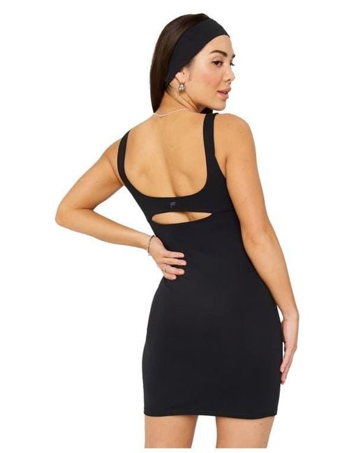 Fabletics Black Pureluxe Mini Dress