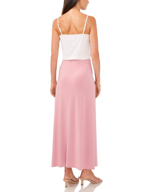 Vince Camuto Pink Knit Maxi Skirt