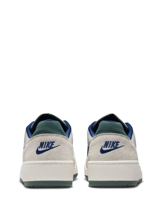 Nike White Full Force Lo Sneaker for men