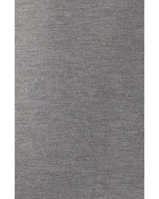 Mpg Gray Slim Fit Cozy Recycled Polyester Blend Fleece Full Zip Hoodie