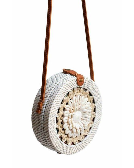 Jelavu Metallic Ata Braid Kauri Crossbody Bag