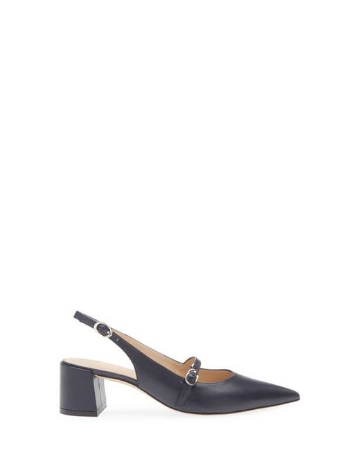 Stuart Weitzman Blue Emilia Mj Slingback Pump