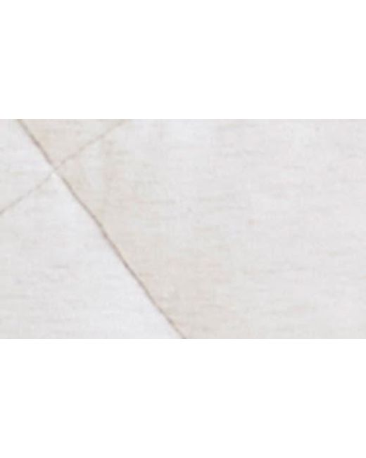 Papinelle White Quilted Cotton Maxi Robe