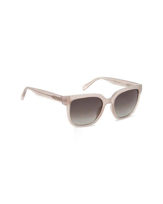Fossil Multicolor 54Mm Gradient Square Sunglasses