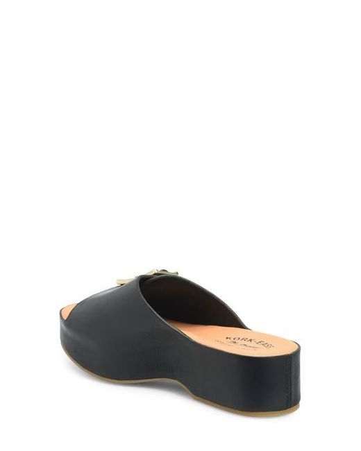 Kork-Ease Gray York Platform Slide Sandal