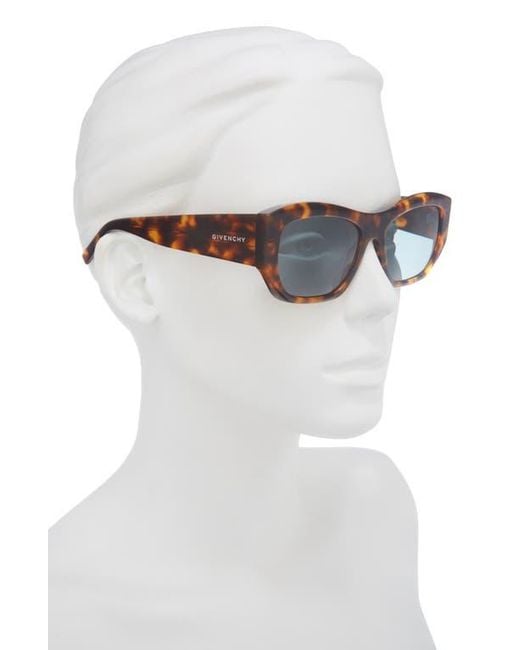 Givenchy Brown Gv Day Square Sunglasses
