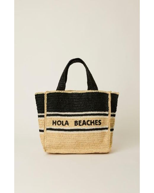 BTB Los Angeles Metallic Hola Beaches Boxy Tote
