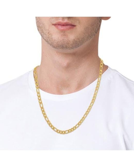 Lucky Brand Metallic Figaro Chain Necklace for men