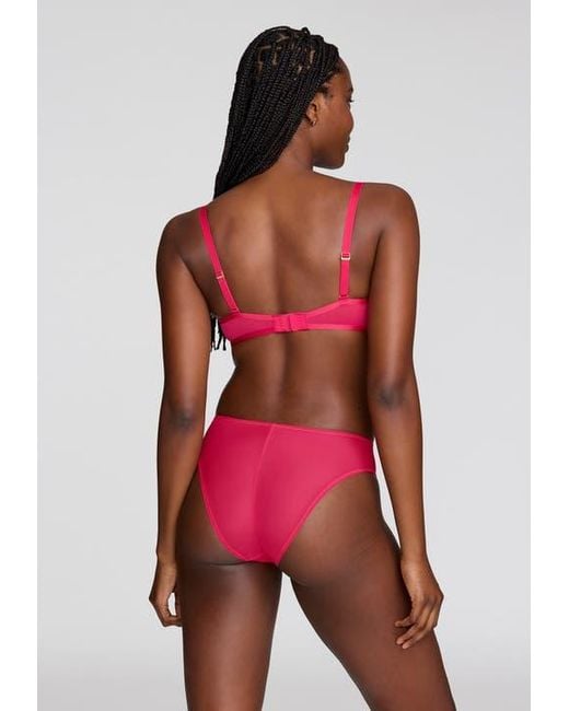 CUUP Pink The Balconette Mesh Underwire Bra