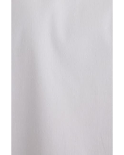 Givenchy White Military Short Sleeve Cotton Blend Button-Up Shirt for men