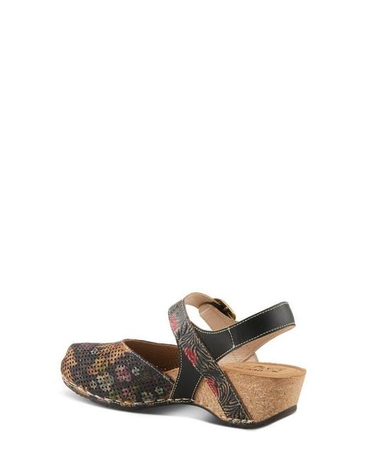 Spring Step Multicolor Koraline Ankle Strap Clog