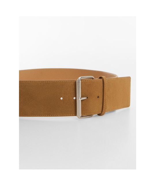 Mango Brown Leather Belt