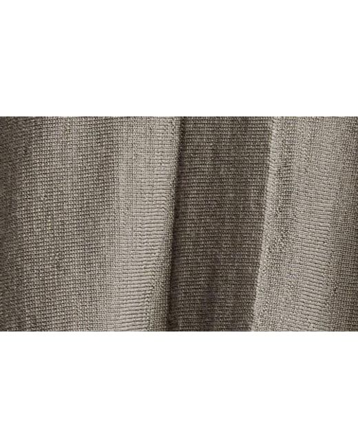 Rick Owens Brown Open Front Virgin Wool Cardigan