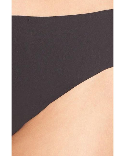 Halogen® Black 'No Show' Thong