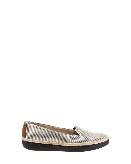 Trotters White Accent Slip-on