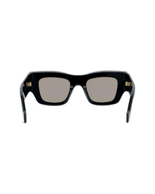Loewe Black Signature 56Mm Rectangular Sunglasses