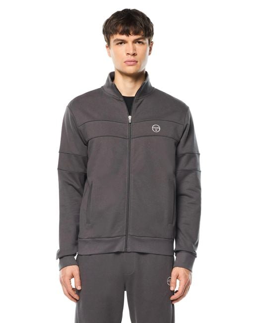 Sergio Tacchini Gray Lineo Track Jacket for men