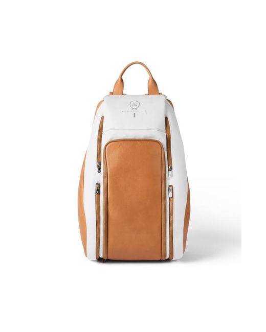 Brunello Cucinelli Brown Padel Backpack for men