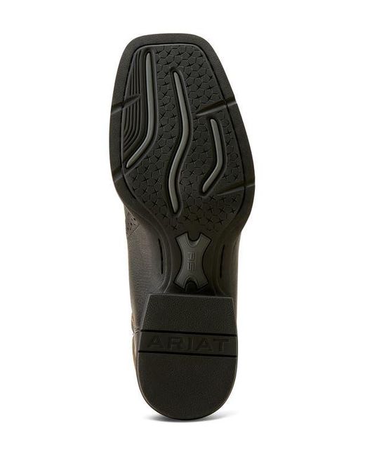 Ariat Black Sport Wide Square Toe Cowboy Boot for men