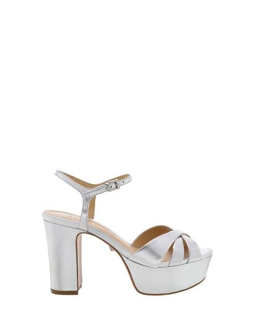 SCHUTZ SHOES Metallic Keefa Platform Sandal
