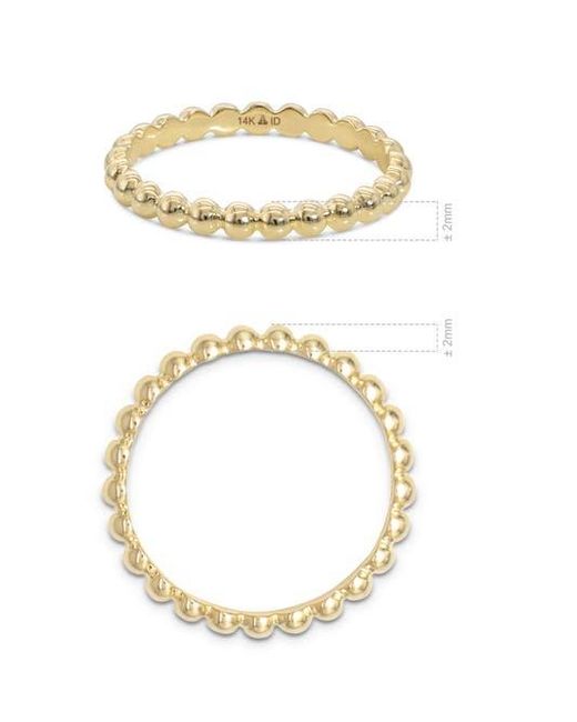 DEVATA Metallic Bead Ring