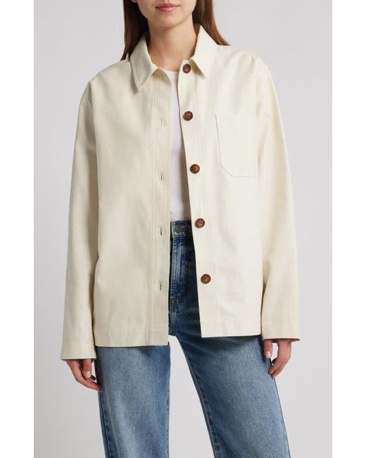 Rag & Bone White Savannah Shirt Jacket