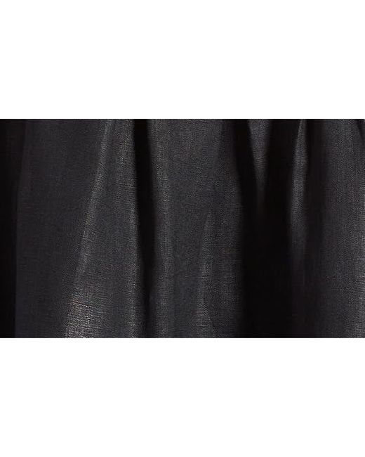 Madewell Black A-line Linen Top