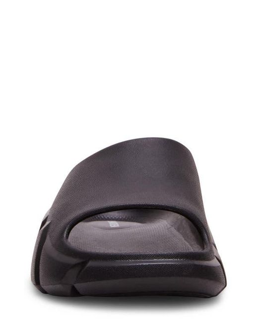 Steve Madden Black Charged Slide Sandal for men